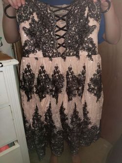 Strapless homecoming dress