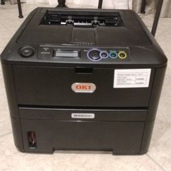 Oki printer complete with power cable