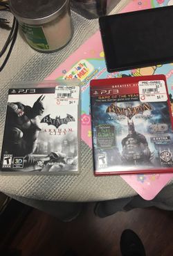 Ps3 batman games. CIB!