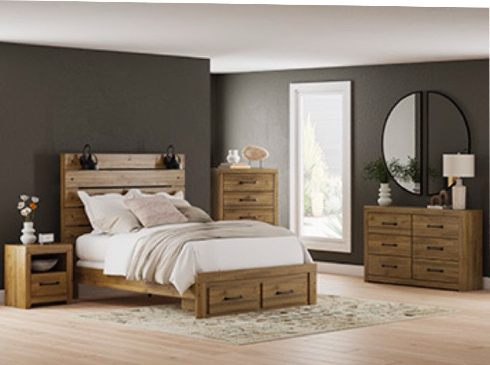 Queen Storage Bedroom Set In Stock For Fast Delivery