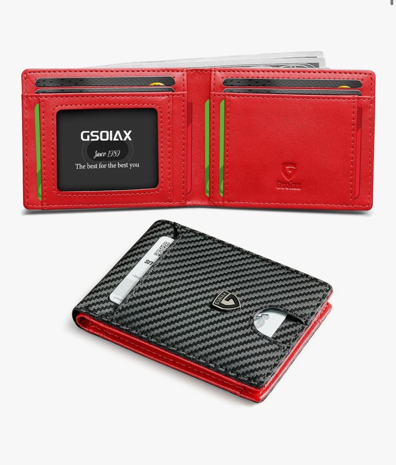 Wallet For Men Blue , Orange Or Red