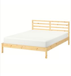 Tarva IKEA bedframe pine full size