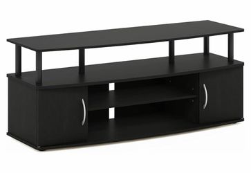 Black TV stand