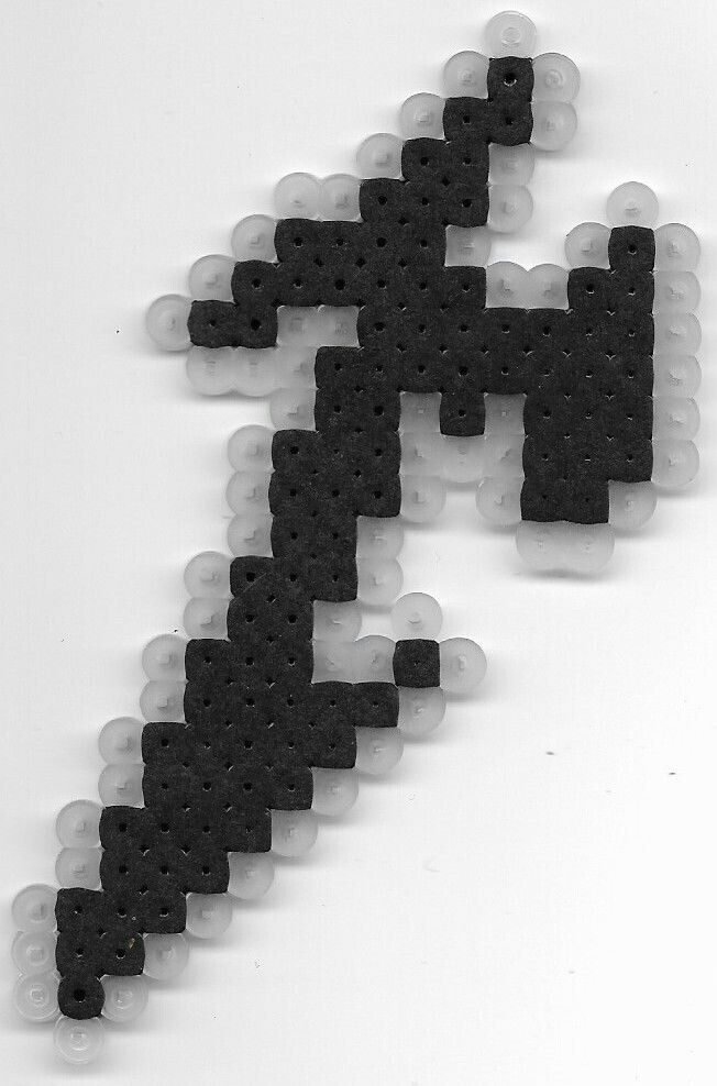 Metallica Logo Perler Bead Pixel Art