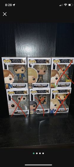 two fantastic beasts funko pop figures
