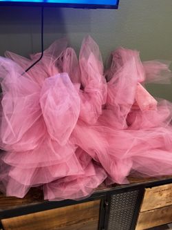 Dusty rose color decoration bows