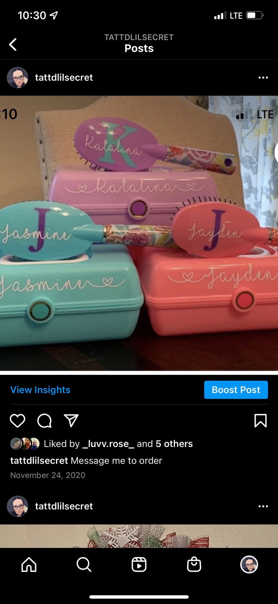 Customized Caboodle And Brush