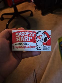 Brand new camp snoopy jaw harp