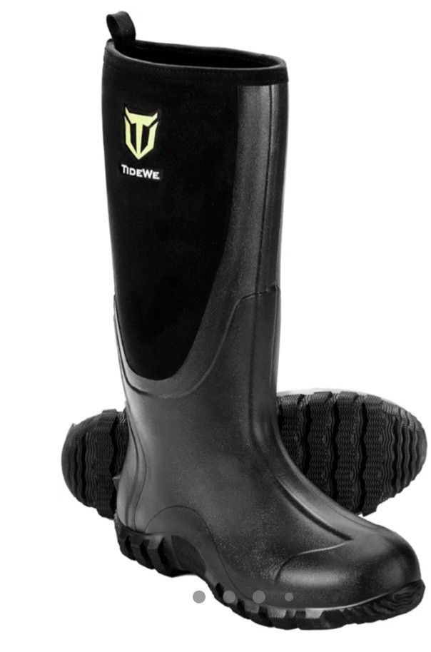 TIDEWE Rubber Boots for Men Multi-Season- Size 11