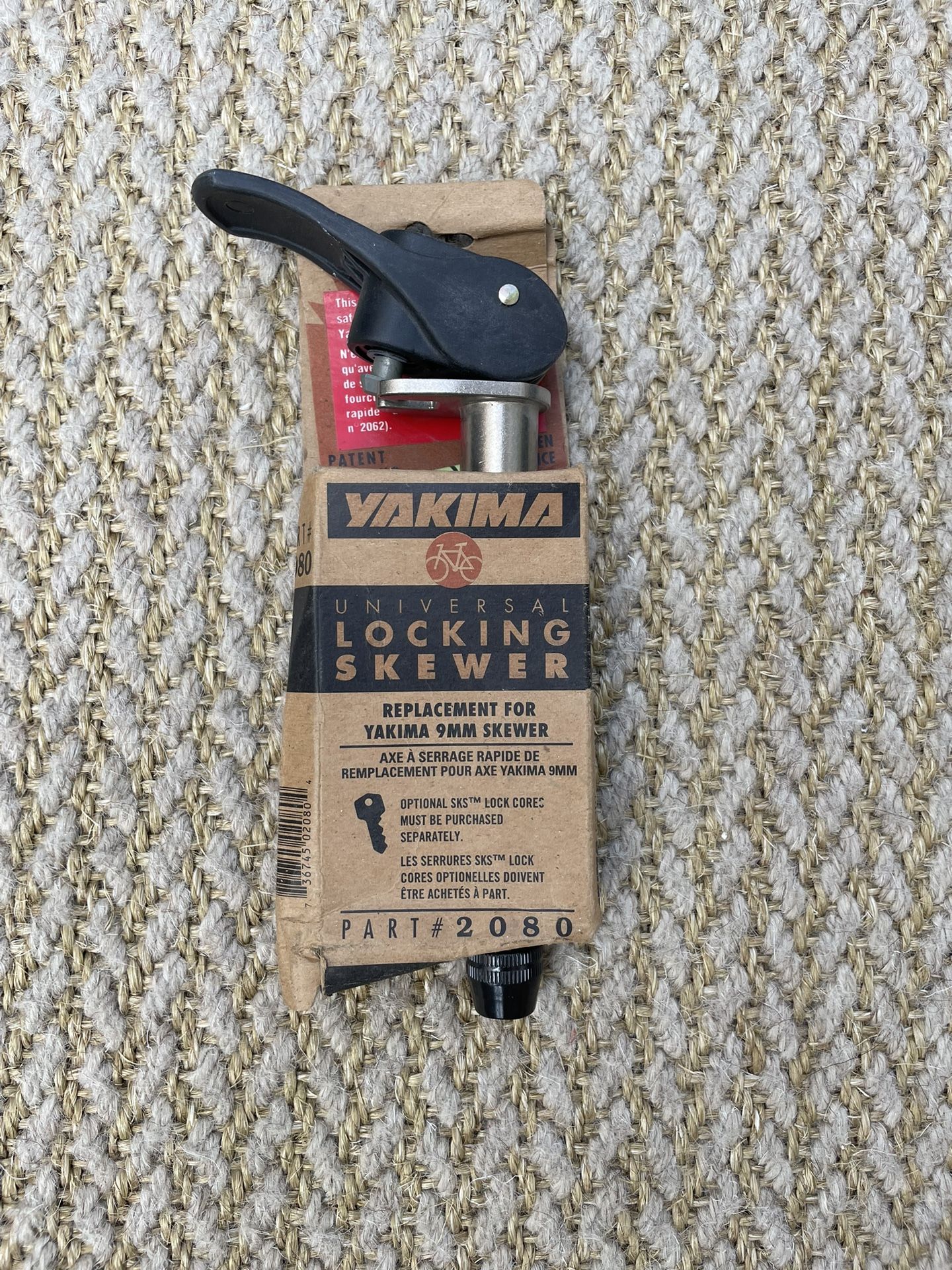 Yakima Universal Bike Fork Locking Skewers (2) For Vehicle Roof Rack- +1 FREE Item From Group Shown In Last Four Pictures