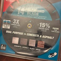 MAkita Diamond Blades 12 Inch And 14 Inch
