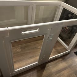 10 Panel Acrylic See Thru Pet Safe Playpen 