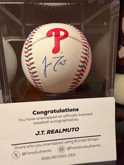 Signed baseball