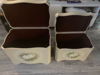 Decorative Wood Storage Boxes very unique- price is firm