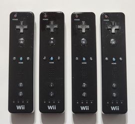 Lot of 4 original Nintendo Wii Remote Wiimote Fully tested