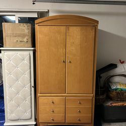 Armoire For Large Screen TV/Storage