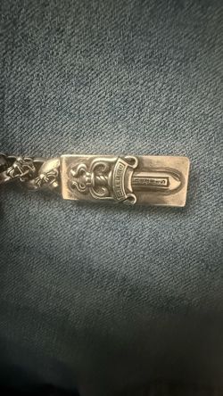 Chrome Hearts Silver Chain Bracelet