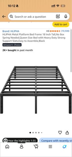 Free queen bed frame