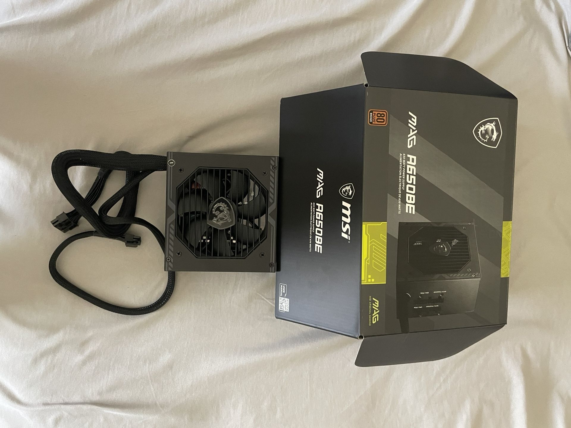 π MSI A650BE 80+ Bronze | Sealed & Ready!