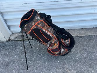 Mossy Oak Camo 7-Way Divider Golf Stand Bag! READ