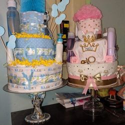 Diaper Cakes. 