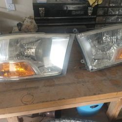 2012 Ram 3500st Headlights With Led Bulbs And Anti Flicker