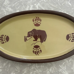 1980 vintage Chukchansi Gold vintage bear plate