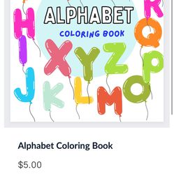 Alphabet coloring book / Ebook 