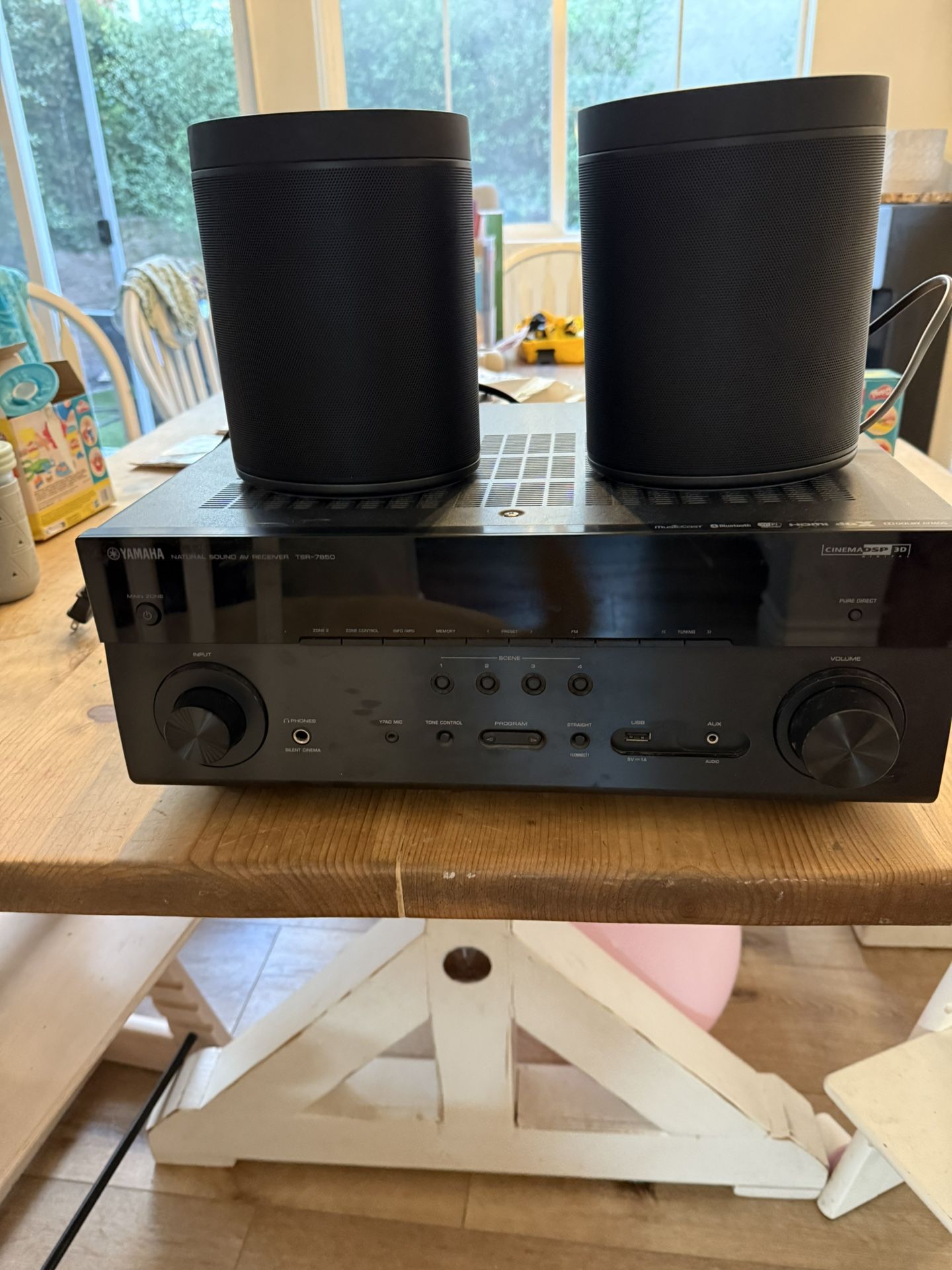 Yamaha Receiver TSR-7850 And Speakers