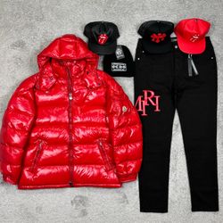 Winter coat and Amiri jeans available