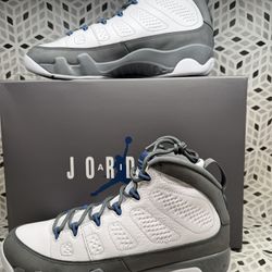 “Men's Size 9” New Air Jordan 9 Retro "Flint Grey" 2026 (HV4794-100)