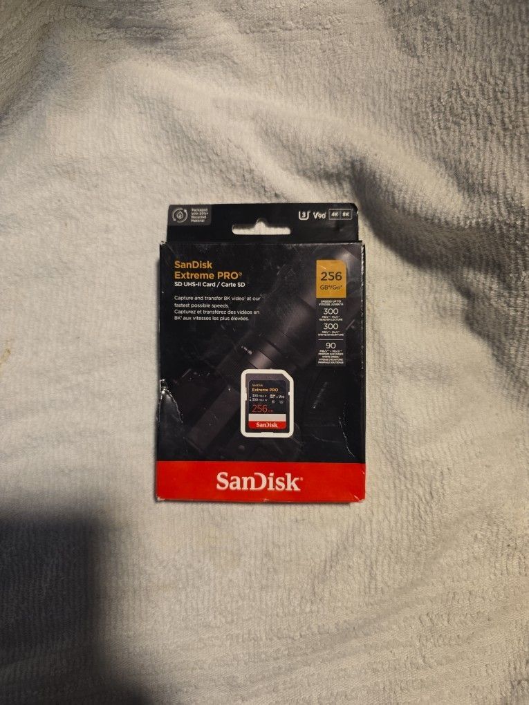 SanDisk Extreme  Pro SD UHS -II CARD / CARTE SD 300MB/s