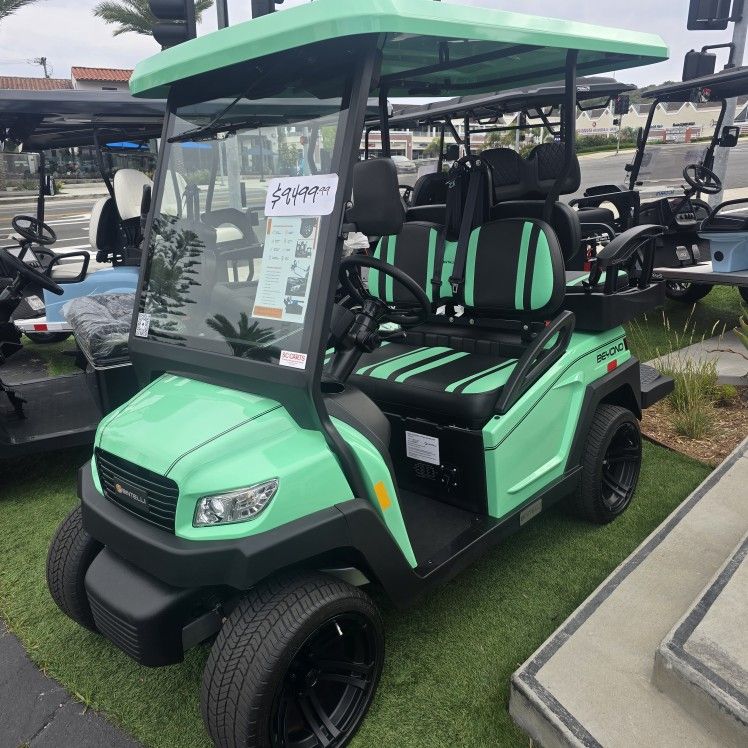 2024 Bintelli Beyond 4-Passenger Non-Lifted 48V Street Legal LSV Golf Cart