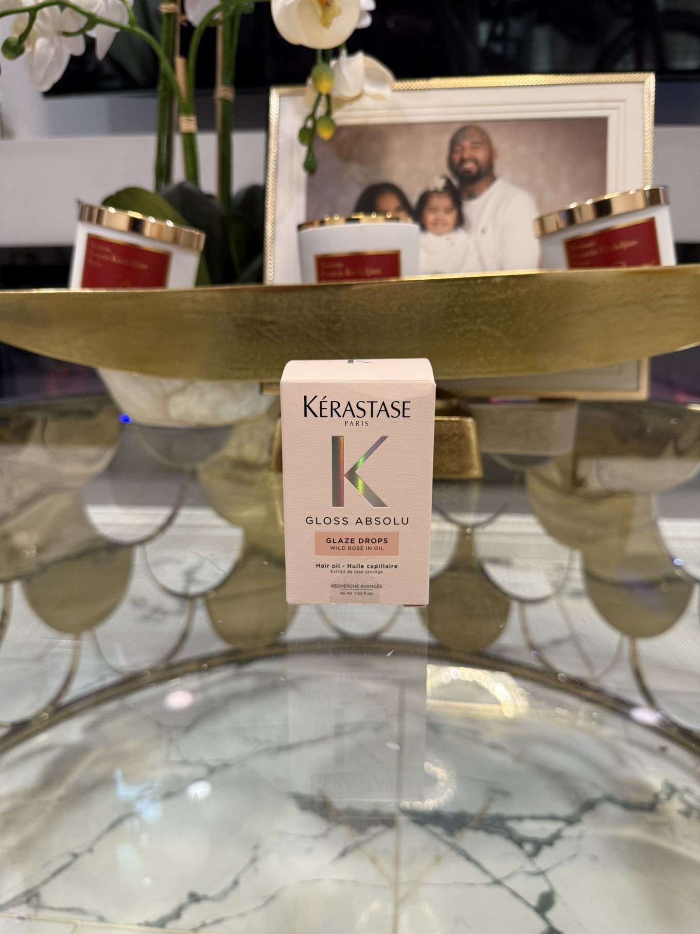Kérastase Gloss Absolu Glaze Drops Anti-Frizz Hair Oil💕