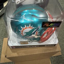 Tyreek Hill autographed mini helmet