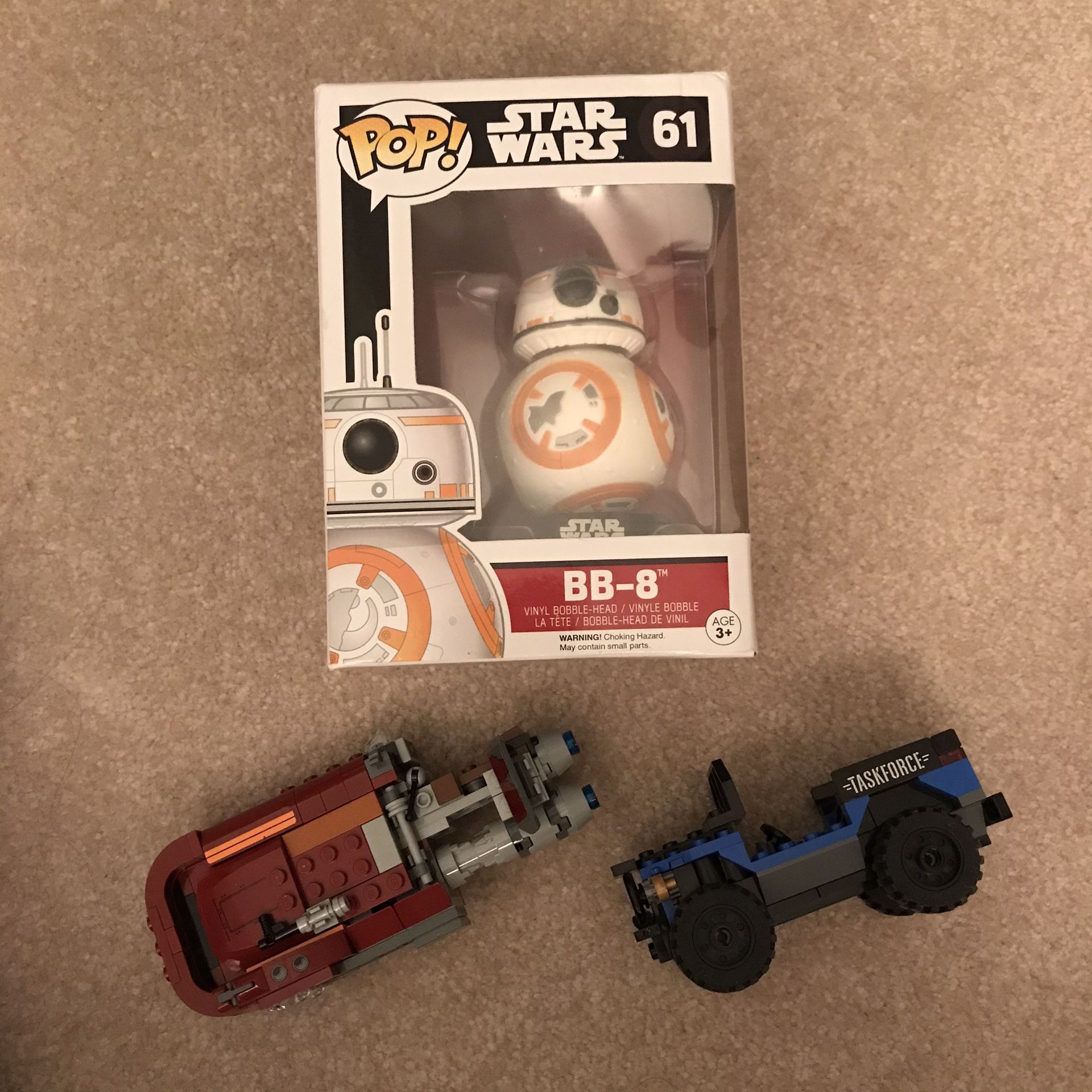 Legos star wars bb8 pop funko figure figurine toys games lot cleaned not separating