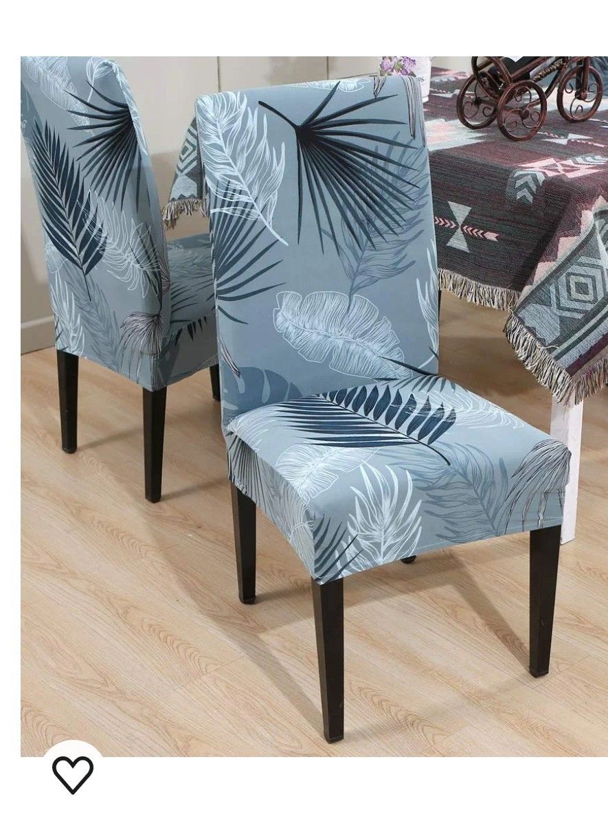 Palm Design Chair Covers