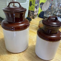Mc Coy Pottery Canisters