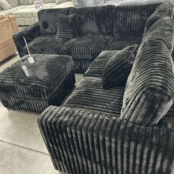 Black Sectional 