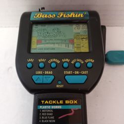 Bass Fishin Electronic Handheld Game By Radica Games