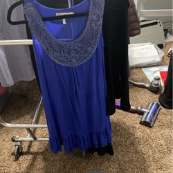 Royal blue dress Small