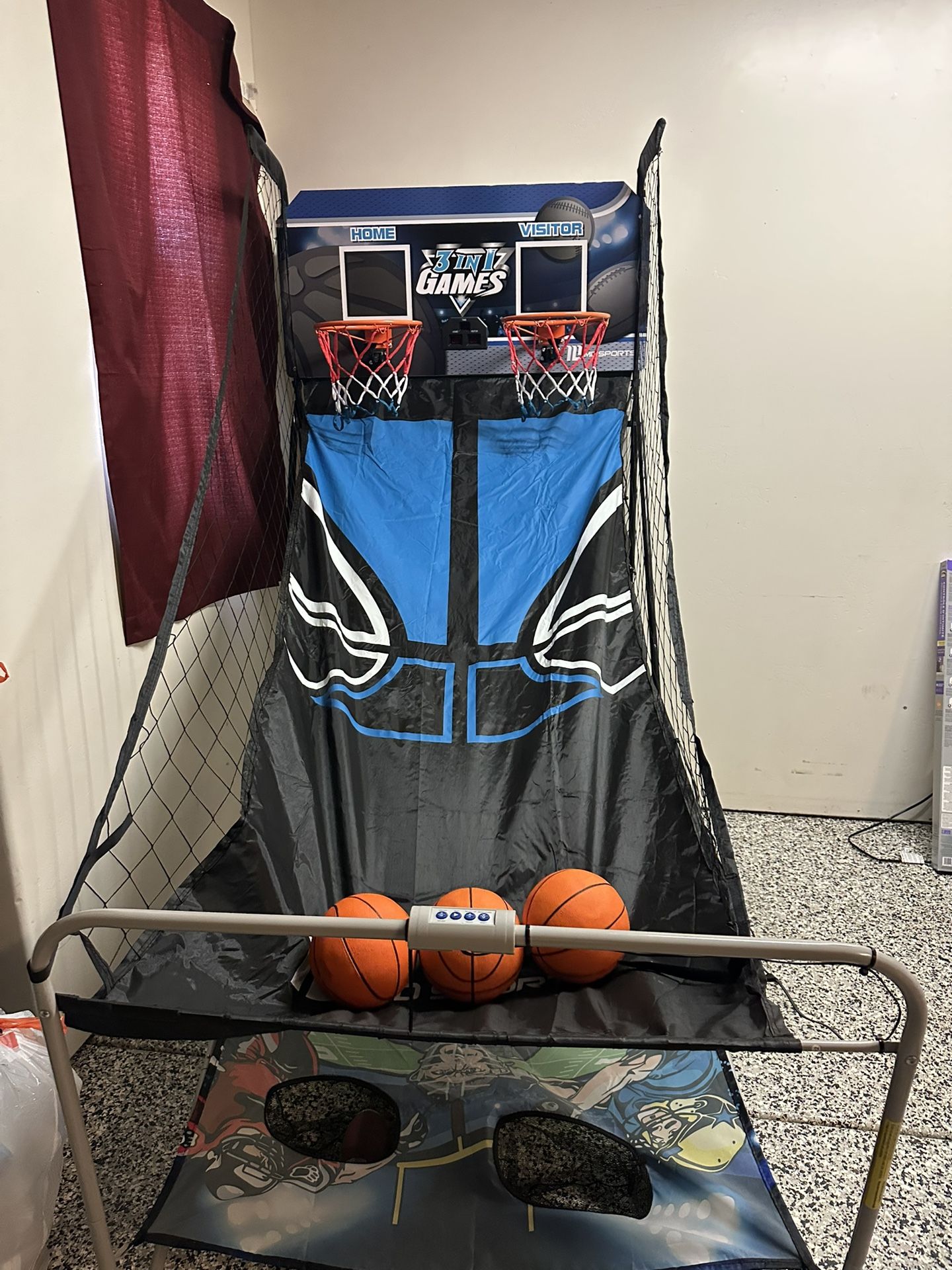 3n1 Basketball, Baseball, Football Combo