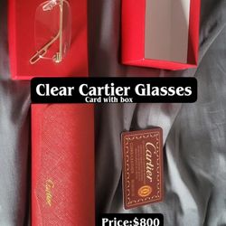 Clear Cartier Glasses 