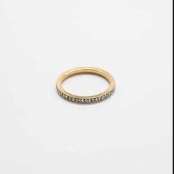 New Women's Pave Gold Stacking Ring by Admiral Row