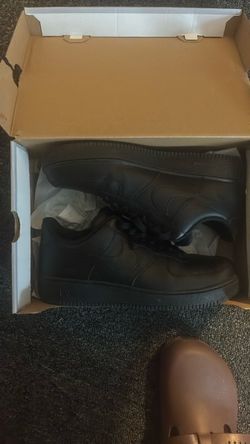 Black Nike Air Force ones