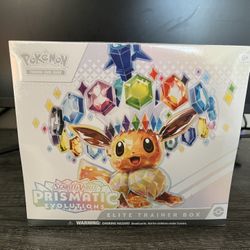 Pokemon TCG Scarlet & Violet Prismatic Evolutions Elite Trainer Box ETB (Sealed)