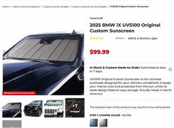 BMW IX All Weather Floor Mats and Sunshade