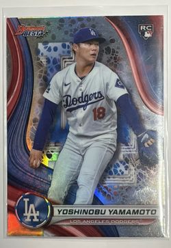 2024 Bowman's Best Yoshinobu Yamamoto #34 (RC) Los Angeles Dodgers
