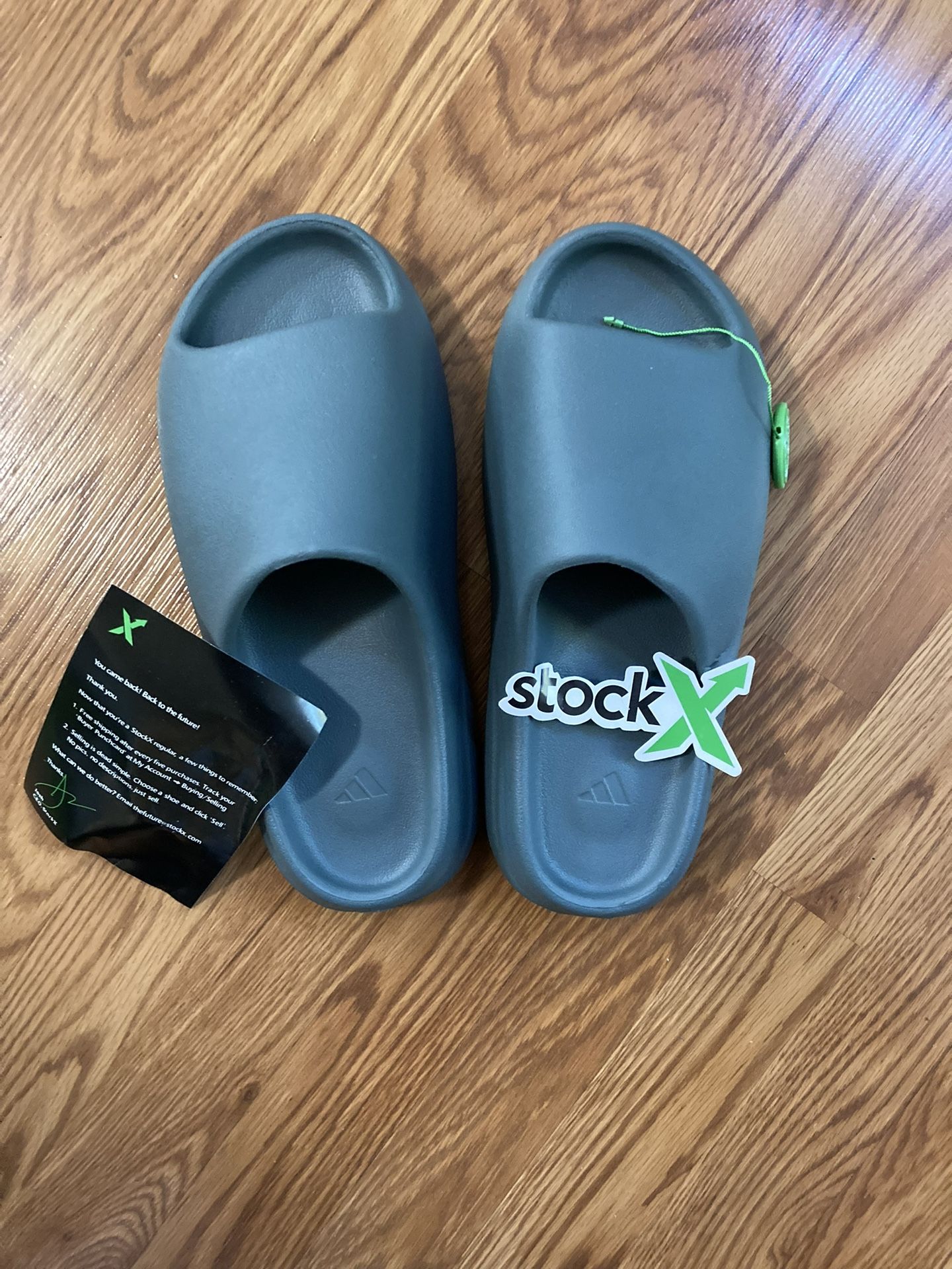 Slate Marine Yeezy Slides
