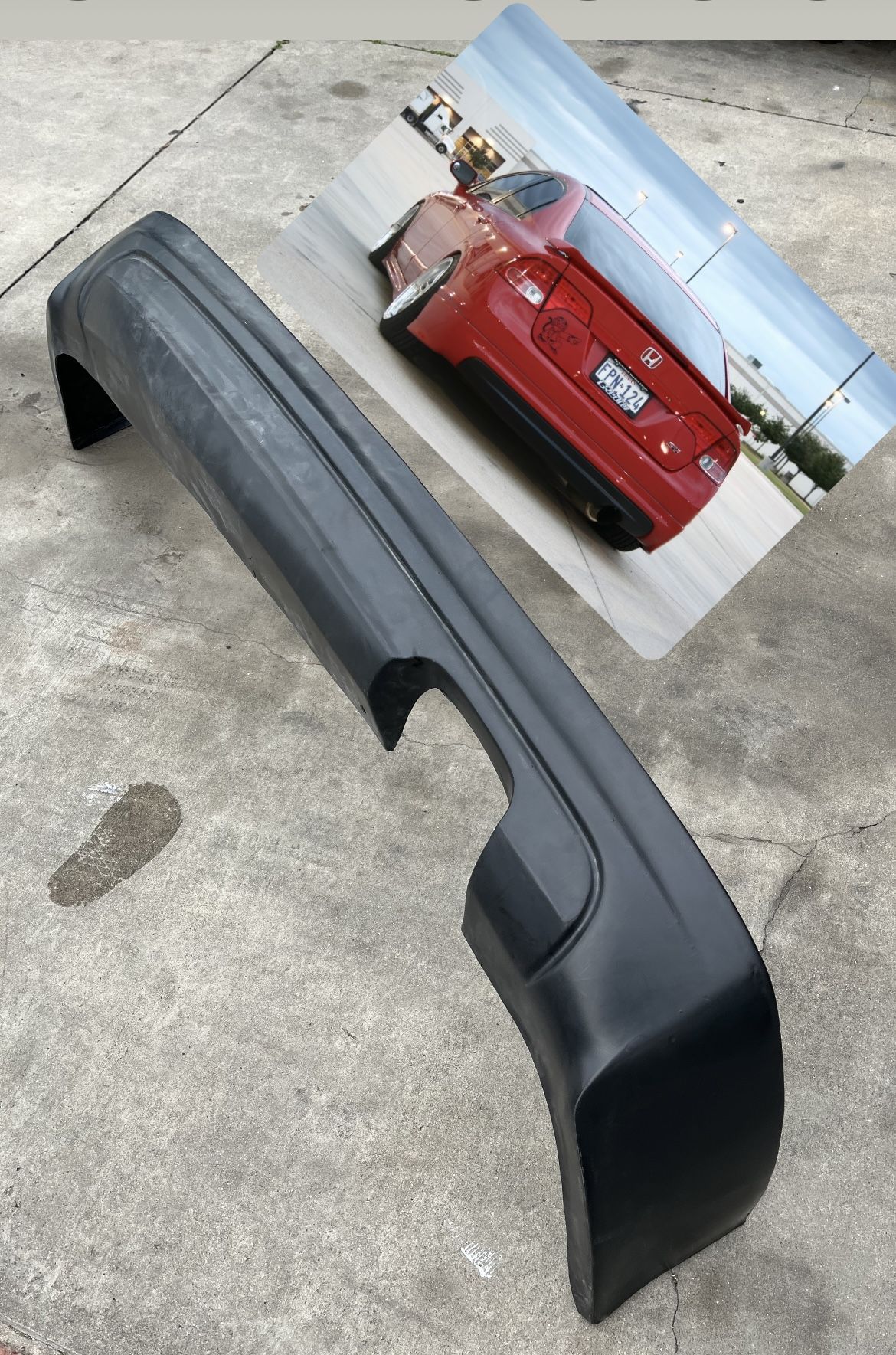 06-11 8th Gen Civic Si Rear Lip Fa5 Csx Fd2